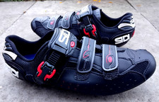 SIDI CYCLING SHOES SIZE 46 WITH LOOK DELTA SHOE PLATES COST £130