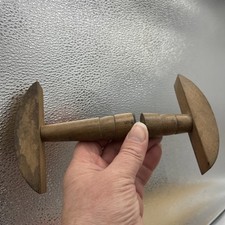 Vintage Wooden Hat Stretcher Victorian Treen Hat Stretcher Antique Prop