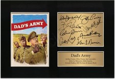 Dads army cast - signed, limited