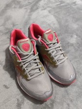 Reebok EasyTone PlayDry Smoothfit LaceUp Trainers Grey Hot Pink Size UK 4 EUR 37