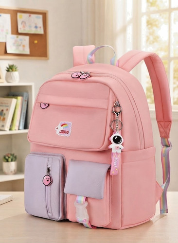 Cute pink school backpack for - cute,