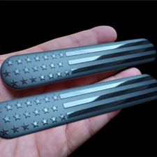 2pcs 3D American Flag Emblem