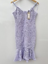 Lipsy Lilac Scallop Lace