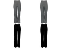TWO PAIRS GIRLS SCHOOL PULL UP TROUSERS ~~~ BACK TO SCHOOL SPECIAL DEAL~~~
