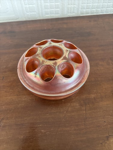 Vintage carnival glass flower - carnival,