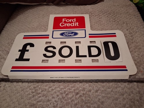Genuine vintage ford credit - vintage,