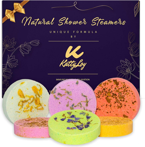 Natural shower steamers - natural,