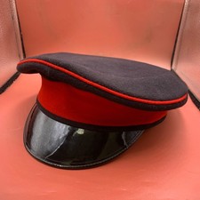 Original British Army Blue and Red Dress Uniform Cap - Size 58cm