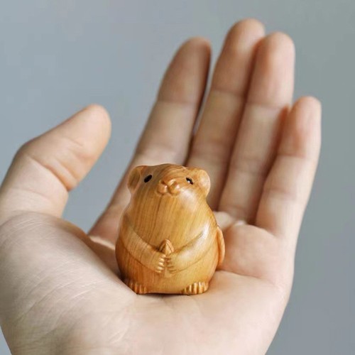 Cute wooden small - small, mouse