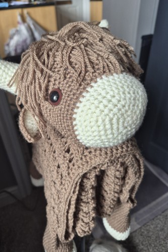 Highland cow cot blanket - highland,