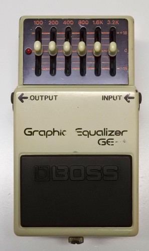 Boss graphic equalizer - boss, ge-6