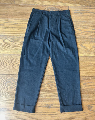 Acne studios grey pleated wool - grey,