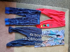 4x Boys Trouser Bundle In 18-24month Please See Discription