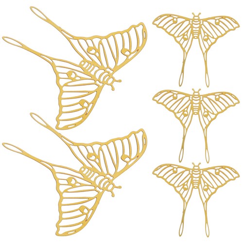 Golden copper butterfly - golden,