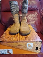 Winter Brown Suede Boots Size 6 Used