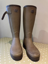 Men's Le Chameau Chasseur Neoprene Lined Boot - size 43 / 9 - used