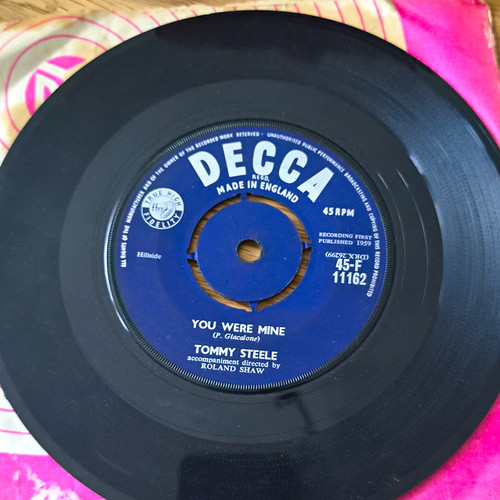 Tommy steele decca 45 f - tommy,