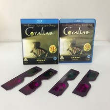 Coraline (3D Blu-Ray) + 4x 3D