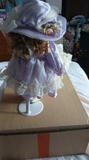 Limited Edition Porcelain Doll And Baby With Pram (Rare) 35yrs