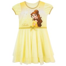 Disney Princess Belle Nightdress Kids Girls 2 3 4 5 6 7 8 9 10 Years Nightie