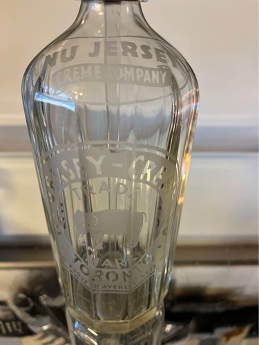 Antique glass and metal - antique,