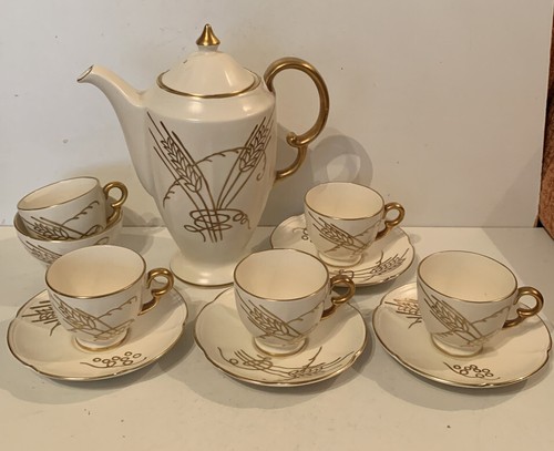 Crown devon art deco coffee - deco,