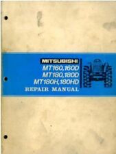MITSUBISHI TRACTOR MT160 MT160D MT180 MT180D MT180H WORKSHOP SERVICE MANUAL