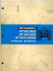 Mitsubishi tractor mt160 - tractor,