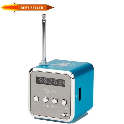 Portable blue mini - blue, radio