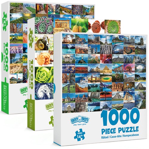 Pack 1000 pieces jigsaw - pack,