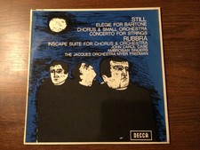 Elegie for Baritone, Still/Rubbra 12" LP mono 1967 UK  PLAY TESTED