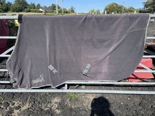 Masta Quality Deluxe 6’9” Fleece Rug. Stunning silver Sparkle Binding. Grey