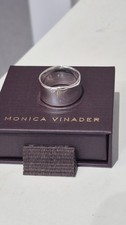 *NEW* Monica Vinader Sterling Silver Siren Muse Bold Ring
