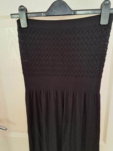 Boob tube black maxi dress - maxi,