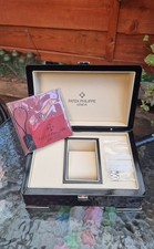 Patek Philippe geneve White Leather Watch Box With Booklet &Warrenty Card, Links