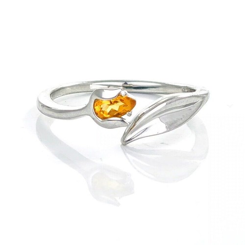 Citrine ring sterling - citrine,