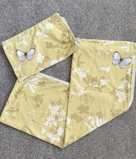 Next Butterfly Ochre Print Single Quilt Duvet Cover & Pillowcase Set - Mustard