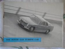 Rover Gas Turbine Car brochure