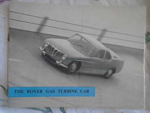 Rover gas turbine car brochure - rover,