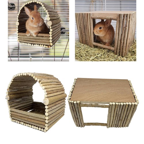 Wooden hamster hideout - wooden,