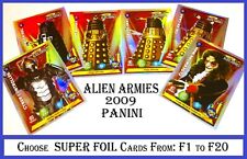 Choose Your Doctor Dr Who Alien Armies 2009 Super Foil Trading Cards PANINI