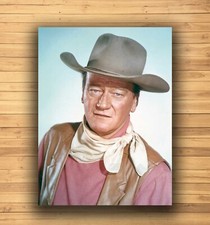 John Wayne - Metal Poster - Icon Western -  Wall plaque - metal sign - 15 x 20cm