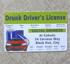 DRUNK DRIVERS DRIVING License