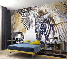3D Watercolor Zebra R27987