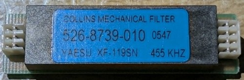 Collins mechanical filter - mechanical,