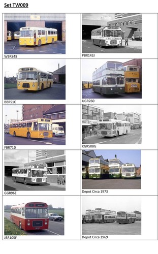 Bus photographs - 10, (6"