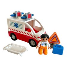 Lego Duplo Ambulance 4979 Play Set Doctor Complete (battery run out in siren)