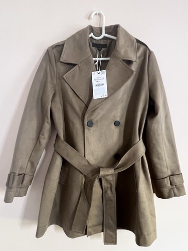 Zara woman belted - woman, suede