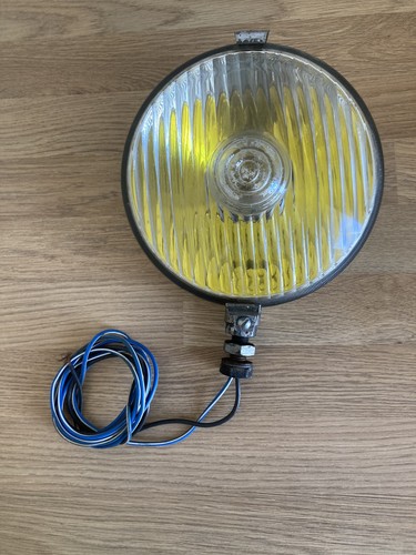 Vintage lumax yellow bulb spot - yellow,