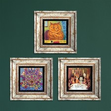 Louis Wain Cats Trio Set of 3